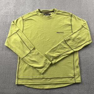 Marmot Sweater Adult Medium Green Fleece Long Sleeve Outdoor Casual Men's